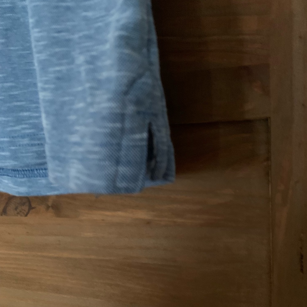 Denim & Flower Polo Shirt - Picture 8 of 15